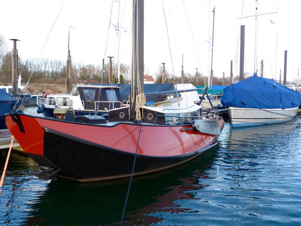 Zeeschouw te koop, Gipon, Kooijman en de Vries, schouw, platbodem