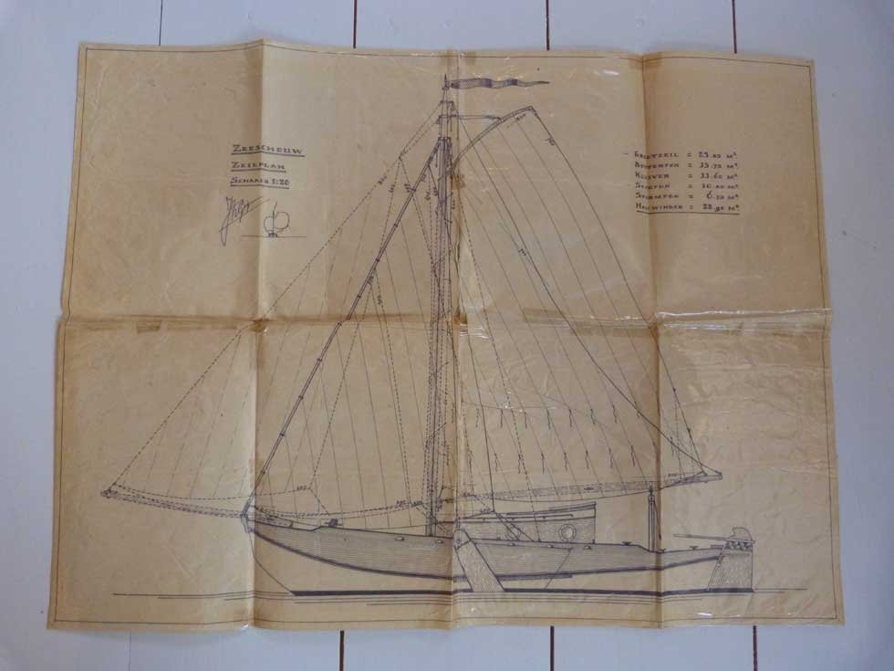 Zeeschouw te koop, Gipon, Kooijman en de Vries, schouw, platbodem
