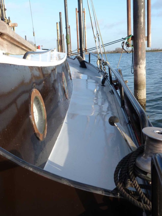 Zeeschouw te koop, Gipon, Kooijman en de Vries, schouw, platbodem