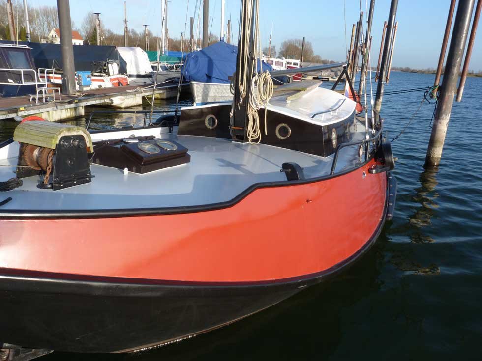 Zeeschouw te koop, Gipon, Kooijman en de Vries, schouw, platbodem