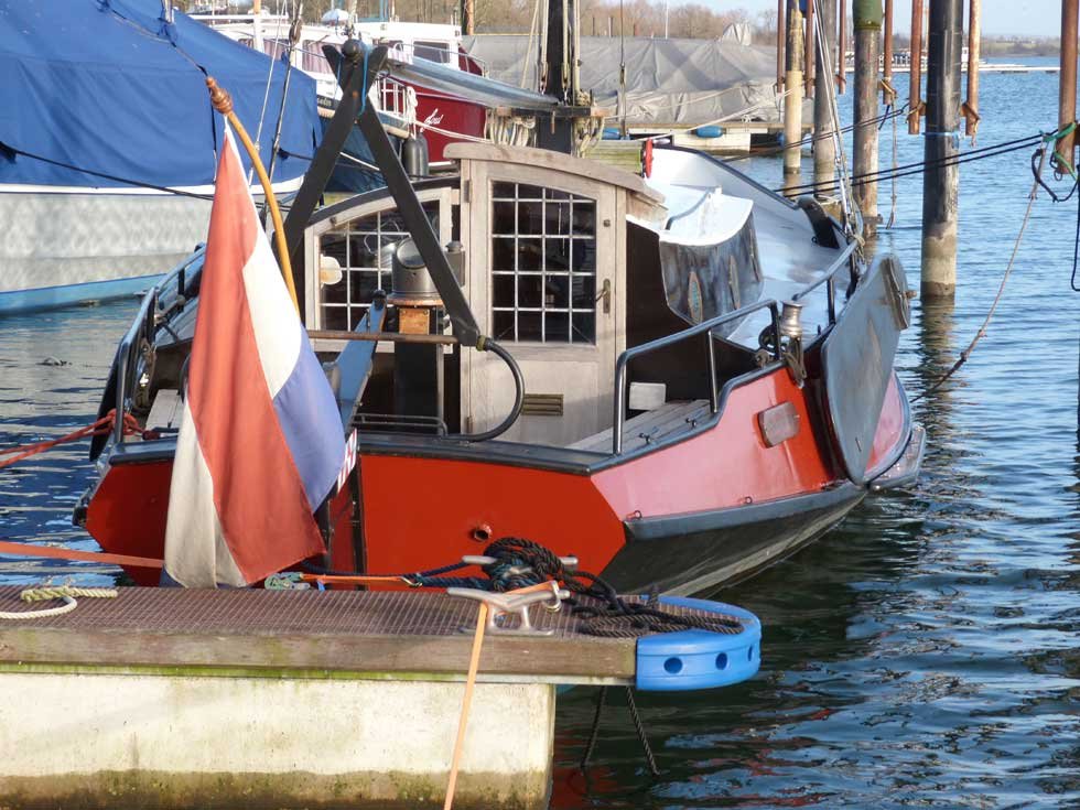 Zeeschouw te koop, Gipon, Kooijman en de Vries, schouw, platbodem